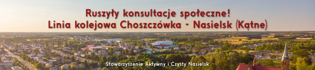 Konsultacje społeczne w sprawie nowej linii kolejowej w ramach CPK - Gmina Nasielsk