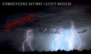 Alarm burzowy dla gminy Nasielsk